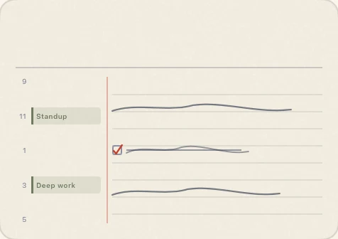 Ledger layout: Columned, precise, satisfying